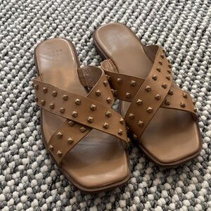 A New Day Tan Studded Women's Sandals